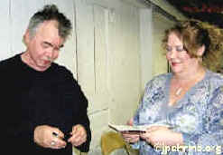 Jessica getting her Souviners signed